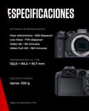 Canon EOS R7 (Boîtier) - Appareil Photo Hybride - Capteur APS-C 32,5 MP, Autofocus CMOS Dual Pixel II - Appareil Photo Numérique 4K 60p, Prise de Vue en Continu Jusqu’à 15 ips - Bluetooth, Wi-Fi, WLAN - 6