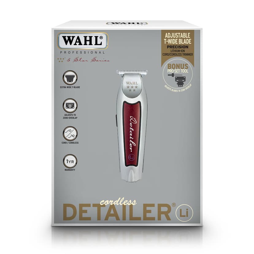 Wahl Professional 5 Star Series Cordless Detailer Li Trimmer - 6