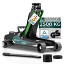 Hydraulische autokrik 2,5T - TÜV gecertificeerd - 85-380mm hefhoogte - incl. 2 rubberen pads - manoeuvreerkrik perfect voor de thuiswerkplaats - 1