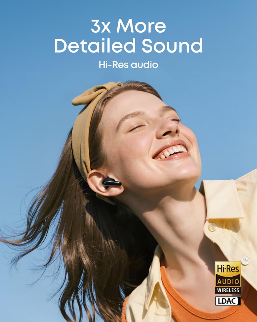 soundcore P31i by Anker, Real-Time Adaptive Noise Cancelling, Hi-Res Sound, Wireless Bluetooth Earbuds, Translation Earbuds, 50H Playtime, Wireless Earbuds, Bluetooth Earbuds, Bluetooth Headphones - 3