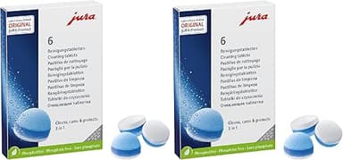 Jura 24225 – Tablettes de nettoyage 3 phases. (Lot de 2)