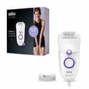 Braun Silk-épil 5 Women's Electric Epilator for Difficult Contours with Speed Setting, Comfortable Epilation, Gift Idea, 5-505 White and Purple - 6