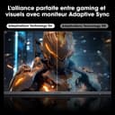KOORUI 24'' Ecran PC Gamer Incurvé, 180Hz 1ms FHD PC Moniteur Gaming 1500R, Adaptive Sync VESA 100x100mm, Inclinaison réglable, HDMI2.0/DP1.2 - 7