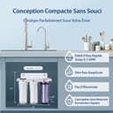 iSpring US31 Classic Système de Filtration d'Eau sous Évier en 3 Étapes pour Boire, sans Réservoir, Haute Capacité, Sédiments + Carbone + Carbone (version la plus récente) - 2