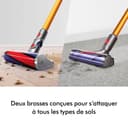 Dyson V8 Absolute Aspirateur sans Fil, 115 AW, Jusqu’à 40 Min d’autonomie, Brosse Motorbar Anti-enchevêtrement, élimine Les Poils d’Animaux, tête Fluffy, aspirateur à Main et Sol - 6