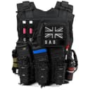 COD Ghost Style Chest Equipment Full Set Tactical Airsoft Outdoor Hunting Gear Breathable Vest Pouch Set - 1