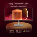 ASUS ProArt Display PA34VCNV Curved Professional Monitor, 34.1", IPS, 21:9 3440x1440, 3800R, 100% sRGB/Rec709, E<2, Calman Verified, USB C Docking PD96W, RJ45, Ergonomic Stand, Green Sustainability - 3