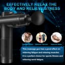 Pistolet De Massage, Pistolet Massage Pistolet Massage Musculaire Massage Gun 30 Vitesses Avec écran Lcd 10 Embouts Pour Dos épaules, Jambes, Muscles (noir) - 7