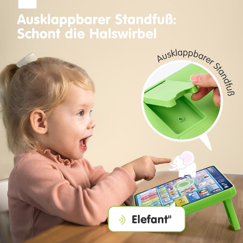 hahaland Jouet Bébé 1 an – Tablette Éducative Interactive avec Sons, Lumières et 5 Langues d’Apprentissage (en/FR/DE/IT/ES), Jouet d’Éveil Musical Cadeau Enfant 1 2 3 Ans Garçon Fille - 6