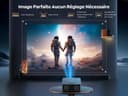 【1500 ANSI/Compatible Netflix】Vidéoprojecteur 4K Dolby 36W, AI Auto Focus/Keystone TOPTRO Projecteur Video WiFi6 Bluetooth FHD 1080P, 2*18W Haut-Parleurs Rétroprojecteur 4K Home Cinéma Extérieur/PS5 - 5