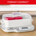 Tefal YY5425FB Multi Delices Express, Yogurt Maker, 6 Jars, Red, Yogurt at Home, 5 Automatic Programs, Milk Desserts, Curd and Soft Desserts, 140 ml Jars, 100% BPA Free, YY5425FB - 3