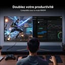 KTC 24 Inch Curved Monitor, FHD 1080P@180Hz Gaming Monior with 1500R VA Panel, 1ms MPRT, Adaptive Sync, HDR10, 110% sRGB, VESA, HDMI 2.0 / DP 1.4 Compatible with Desktop, Laptop, PS5, Xbox and More - 8