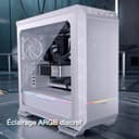 be quiet! Dark Base Pro 901 White PC case, maximum airflow, 3x Silent Wings 4 PWM fans, virtually inaudible operation, flexible motherboard tray for an inverted layout, ARGB lighting, BGW51 - 7
