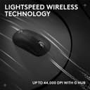 Logitech G PRO X SUPERLIGHT 2 wireless gaming mouse, East Europe Packaging, 60 g pro-grade mouse with 5 programmable buttons, 44k DPI sensor, 8 kHz report rate, USB-C charging for PC/Mac - Black - 9