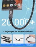 CAKOBLE 3m USB C Cable,20Gbps USB 3.2 Gen2x2 Compatible Thunderbolt 4 Thunderbolt 3, USBC Charger 240W 48V/5A 5K@ 60Hz USB C Display Cable For i-Phone 15,MacBook, Laptops - 5