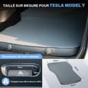 HIKENTURE Matelas Voiture pour Tesla Model Y/Juniper/3, Autogonflant et Ultra-léger - Matelas Gonflable Voiture Arrière en 8 cm Mousse à Mémoire de Forme - 40% Plus Compact - pour Camping, Voyage - 4