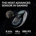 Logitech G PRO X SUPERLIGHT 2 wireless gaming mouse, East Europe Packaging, 60 g pro-grade mouse with 5 programmable buttons, 44k DPI sensor, 8 kHz report rate, USB-C charging for PC/Mac - White - 4