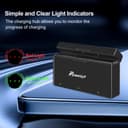 PoweLyt Osmo 360/Action 6/5 Pro/4/3 Battery 2 Packs 3.87V 2100mAh Osmo Action 5 Pro Batteries and 3 Channels Charging Station Compatible with DJI Osmo Action 6/Action 5 Pro/Action 4/Action 3,Osmo 360 - 5