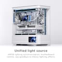 Jungle Leopard ProFlow 360mm Aio Water Cooling with 5.5-Inch LCD Magnetic Screen Display, All-in-One ARGB 2000RPM PWM Infinity Fan, for AM4/AM5 & LGA1851/1700 (WH) - 2