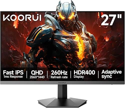KOORUI 27 IPS QHD 260Hz HDR400 Gaming Monitor