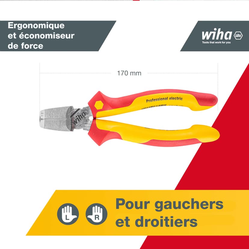 Wiha Z 14 1 06 170 mm SB Professional Electric, Multi-Colour (Z14117006SB) - 6