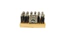 25 Piece Dapping, Doming Hardened Steel Punch & Block Set. (J1193) Free UK Postage - 1