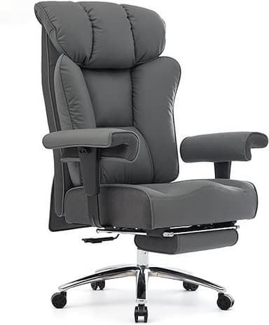 Efomao Chaise de Bureau Grande et Haute 200 KG avec Repos…