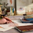 Derwent Drawing Pencils, Set of 72 in Tin, 5mm Round Core, Premium Core Strength, Creamy Texture, Ideal For Fine Art Drawing & Colouring, Professional Quality, 2306558 - 6