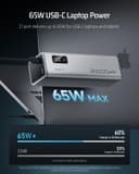 CUKTECH 15SE 65W Power Bank,20000mAh Fast Charging Portable Charger for Laptops and Phones with USB C Input&Output battery Pack for iPhone 15 14 Samsung S23 Ultra iPad Tablet Action Camera Steam etc - 2