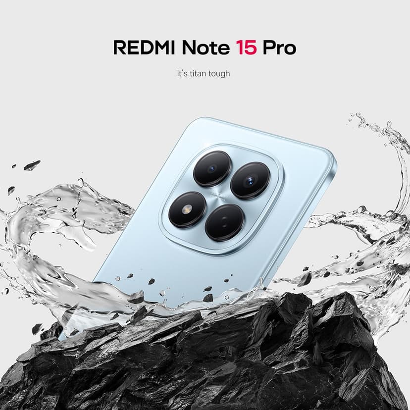 Xiaomi REDMI Note 15 Pro, Smartphone 8+256Go, Batterie Longue autonomie 6500mAh, Appareil Photo 200 Mpx, Résistance à l'eau IP65, Écran AMOLED FHD+ 6,77", Gris Titane, Garantie 2 Ans - 4