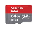 SANDISK Ultra microSDXC card 64GB for Chromebook + SD adapter (up to 140 MB/s transfer speed, with A1 App Performance, UHS-I, Class 10, U1) - 1