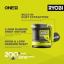 RROS18-0 18V ONE+ Cordless Random Orbit Sander (Bare Tool) - 3