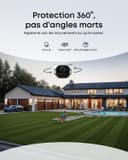 eufy Security SoloCam E42, caméra Solaire 4K sans Fil pour Dehors, Suivi IA, Stroboscope,Camera Surveillance WiFi, Reconnaissance faciale,Stockage Local Jusqu’à 14 TB - 3