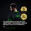 Razer DeathAdder V3 Pro - Lightweight Wireless Ergonomic Esports Mouse (63g Lightweight Design, Focus Pro 30K Optical Sensor, Mouse Switches Gen-3, HyperSpeed Wireless) Black - 2