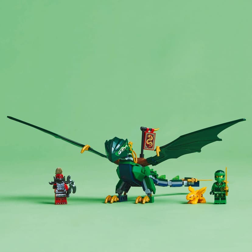 LEGO Ninjago Le Dragon Vert de la forêt de Lloyd - Jouet de Construction avec 2 minifigurines et Un Dragon articulé - Stimule Le Jeu créatif - Idée de Cadeau pour garçon dès 6 Ans 71829 - 5