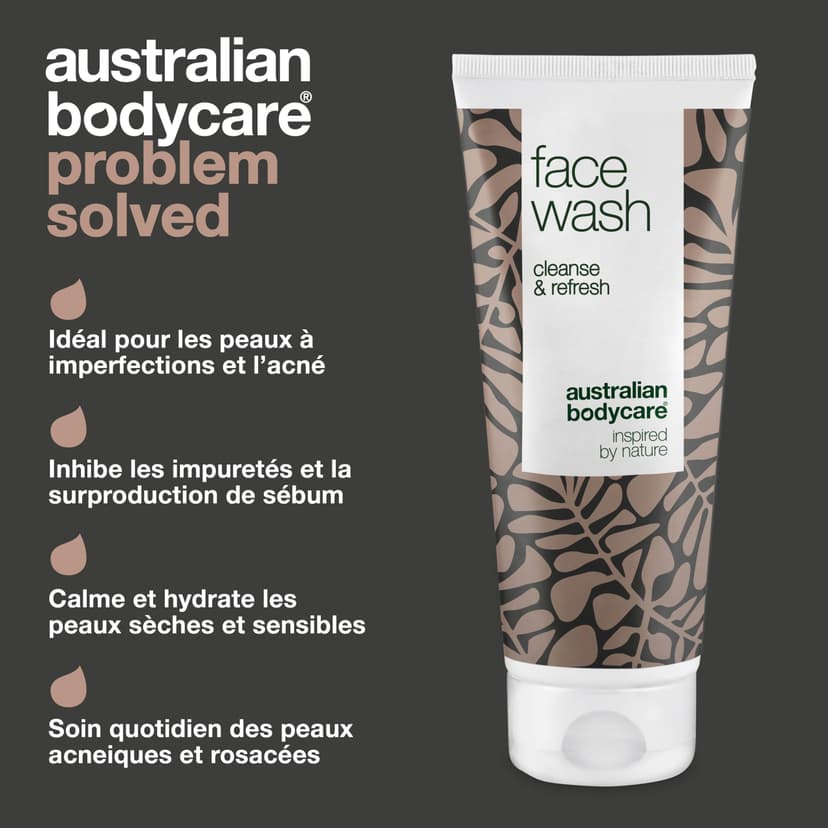 Australian Bodycare Face Wash 100ml - Facial cleanser with Tea Tree Oil | Deep Cleansing Spot Wash against acne and oily skin | For Women & Men - 3