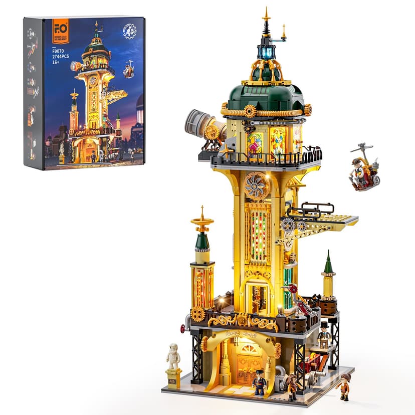 Lumibricks Steampunk Observatoire Tour d'éclairage Blocs … - 1