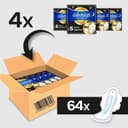 Always Ultra Binden Damen Gr. 5, Secure Night Extra, 64 Damenbinden mit Flügeln (4 x 16 Stück) Multipack, dünn und super saugfähig, geruchsneutralisierend und Auslaufschutz (Packung mit 2) - 2
