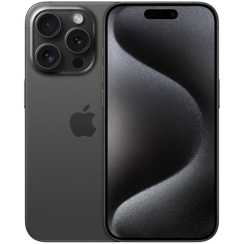 Apple iPhone 15 Pro, 128GB, Black Titanium (Renewed) - 1