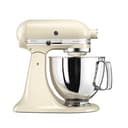 KitchenAid Robot Pâtissier - Artisan - Robot cuisine multifonctions à tête inclinable - Batteur avec 3 accessoires et Bol inox de 4,8 L - Crème - 1