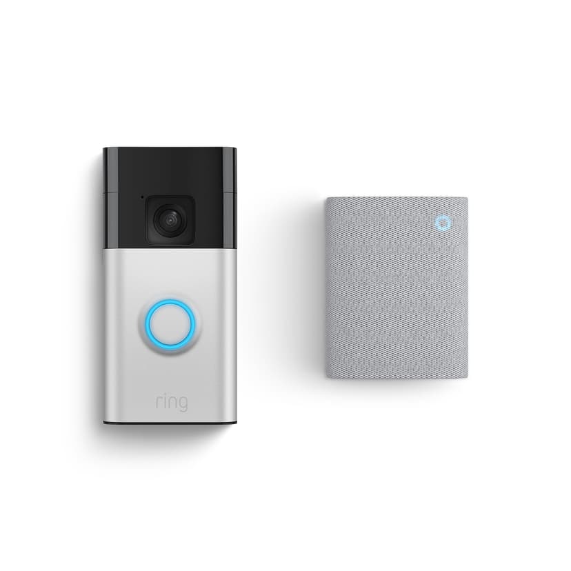 Ring Sonnette vidéo sans fil (Battery Video Doorbell) + Chime (3e gén.) | sonnette-caméra de surveillance à installer soi-même | Vidéo plan moyen, installation facile | Essai de 30 jours à Ring Home - 1