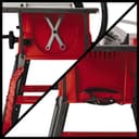 Einhell Table Saw with Stand 2000W, Saw Blade with Height/Angle Adjustment Facility, Parallel Stop, Angle Stop +/- 60°, Metal Base Frame TC-TS 2025/2 U - 4
