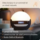 Lumie Bodyclock Luxe 750DAB - Réveil lumineux avec radio DAB, enceintes Bluetooth, lumière faible en bleu pour le sommeil - 2