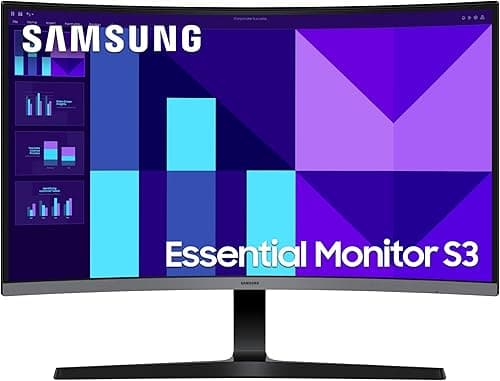 Samsung Écran PC S39GD 27", Inclinable, Incurvé 1800 R, FHD (1920x1080), 100Hz, Dalle VA, 4ms (GTG), 250 cd/m², Contraste 4000:1, Eco Saving Plus, Mode Eye Saver et Anti-Scintillement, LS27D392GAUXEN