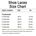 Puzeam 2 Pairs Oval Shoe Laces, 6mm Half Round Shoelaces for Sneakers, Trainers, Running Shoes White 120 - 6