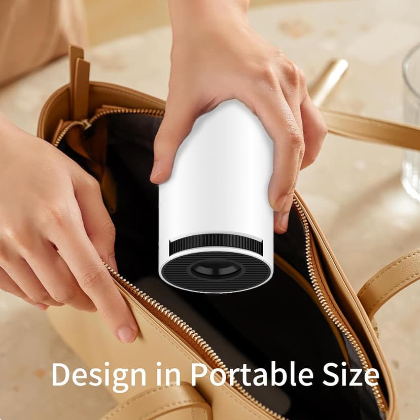 LQWELL HY300 PRO Mini Projector, 4K 1080P Support, with Android 11, WiFi 6, Bluetooth 5.0, Supports Airplay & Miracast, Portable Home and Outdoor, for Android/iPhone/PC/Mac/Switch - 6