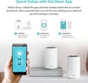 TP-Link Deco XE75 Wi-Fi 6E Mesh WLAN Set (2 Pack), AX5400 Tri-Band Router & Repeater (Range up to 510 m², WPA3, Ideal for Large Houses, Compatible with Amazon Alexa, 6X Gigabit Ports) White - 6