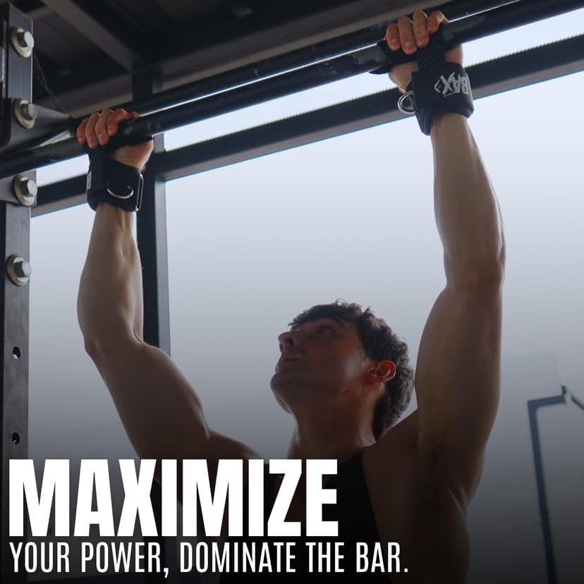 Ekkovision Weight Lifting Strap Bax Logo Cuffed With D Ring - 4