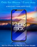 ARSSLY Écran LCD pour iPhone 12 Pro Max Complet, LCD Ecran pour iPhone 12 Pro Max A2411 A2342 A2410 A2412 6,7 Pouce Écran Tactile Remplacement Assemblée avec Réparation Kit - 2