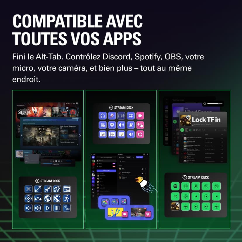 Elgato Stream Deck MK.2 – Studio Controller, 15 macro keys, trigger actions in apps and software like OBS, Twitch, ​YouTube and more, works with Mac and PC - 4